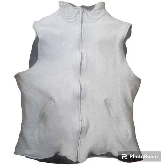 Peter Millar Men's Navy Blue Reversible Wool Quilted Full Zip Vest Size XL - Picture 3 of 7